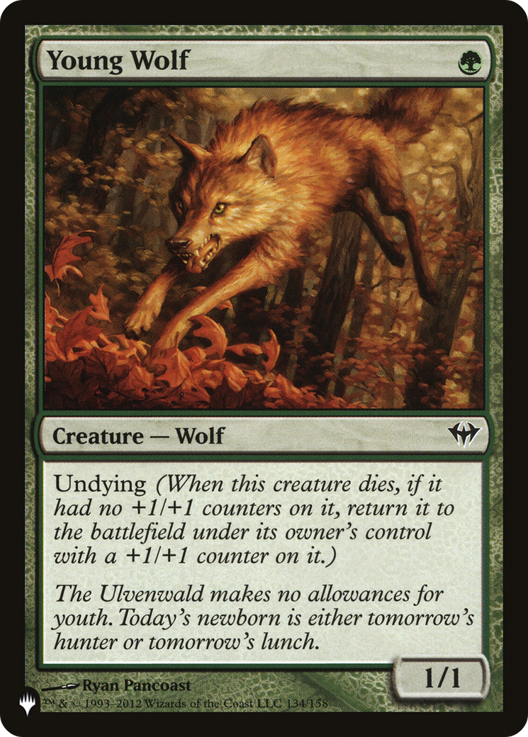 Young Wolf [The List Reprints] | Exor Games Summserside