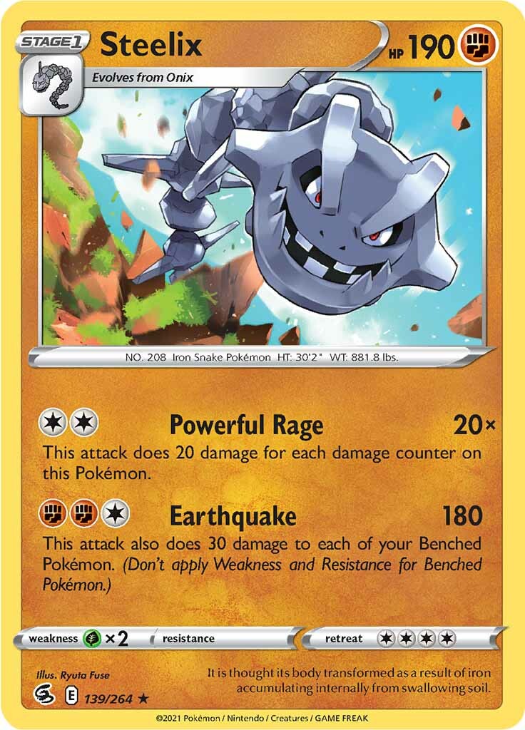 Steelix (139/264) [Sword & Shield: Fusion Strike] | Exor Games Summserside