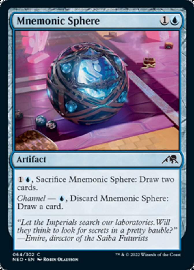 Mnemonic Sphere [Kamigawa: Neon Dynasty] | Exor Games Summserside