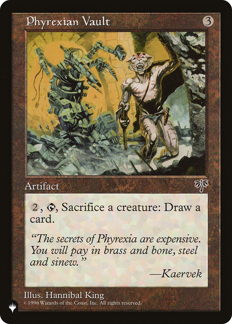 Phyrexian Vault [The List] | Exor Games Summserside