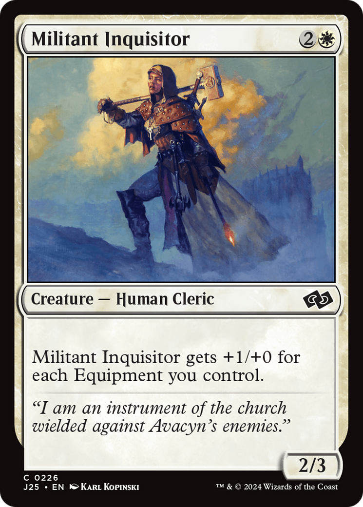 Militant Inquisitor [Foundations Jumpstart] | Exor Games Summserside