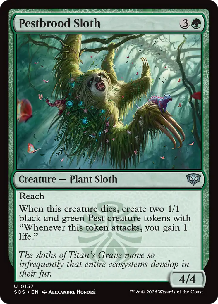 Pestbrood Sloth [Secrets of Strixhaven] | Exor Games Summserside