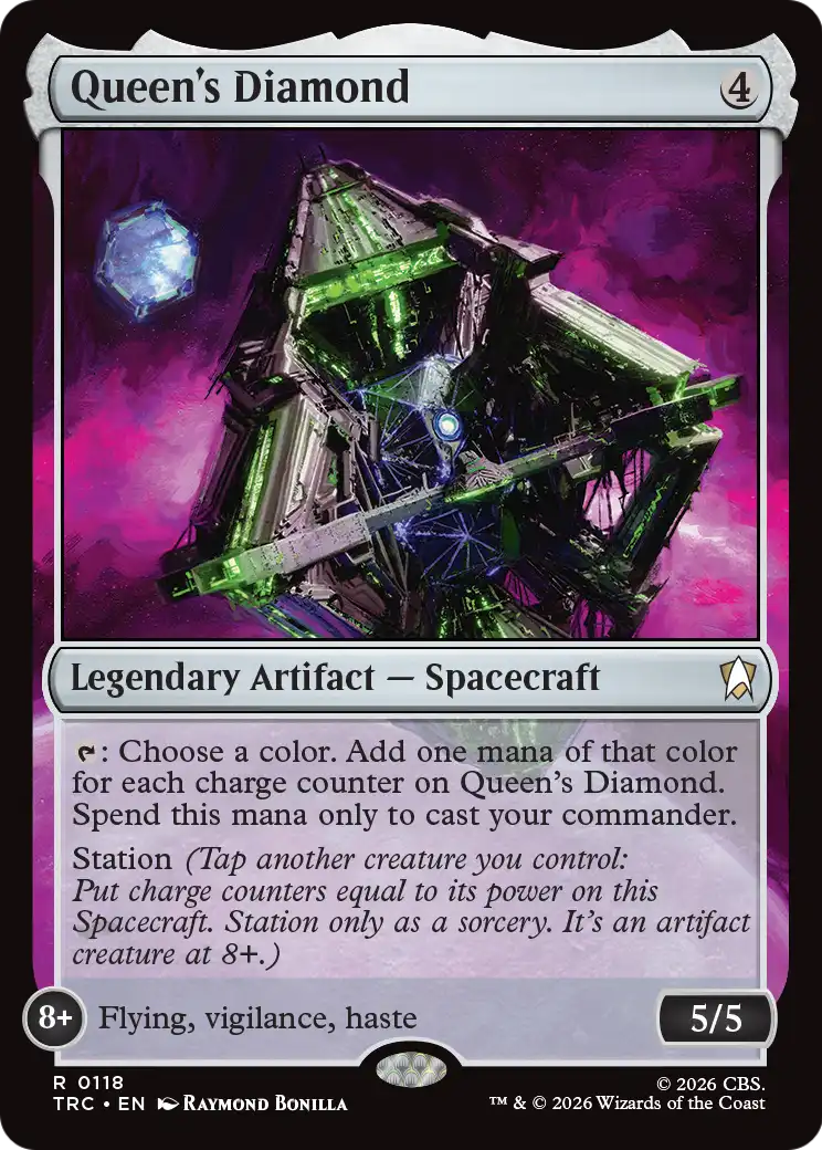 Queen's Diamond (Surge Foil) [Star Trek Commander] | Exor Games Summserside