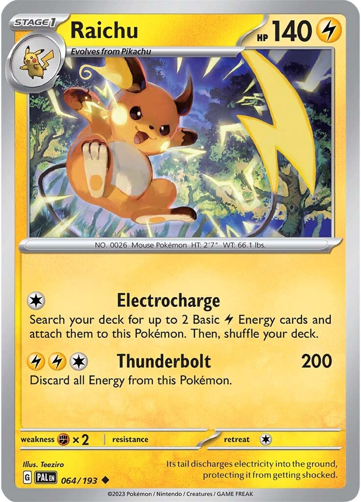 Raichu (064/193) [Scarlet & Violet: Paldea Evolved] | Exor Games Summserside