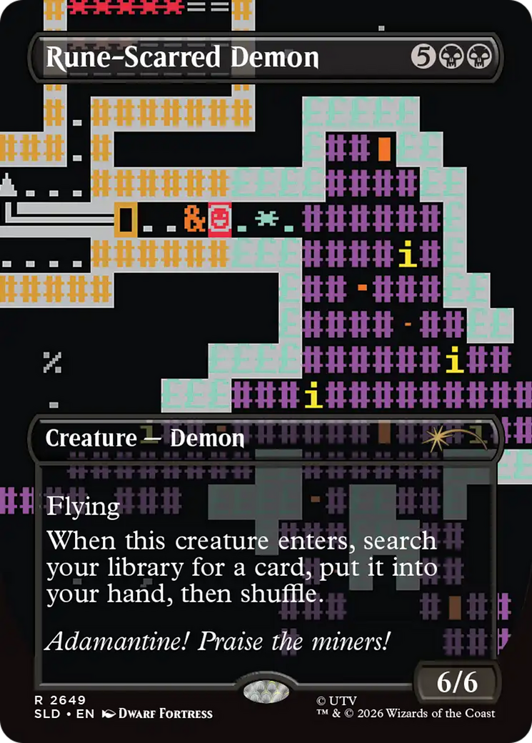 Rune-Scarred Demon [Secret Lair Drop Series] | Exor Games Summserside