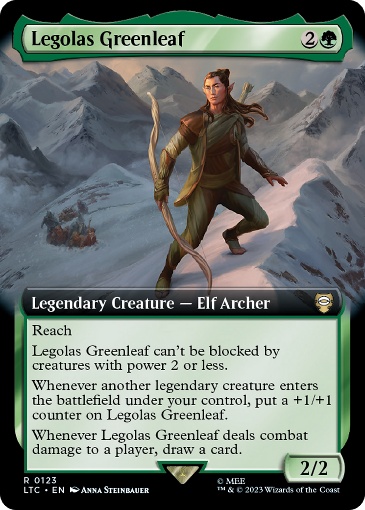 Legolas Greenleaf (Extended Art) [The Lord of the Rings: Tales of Middle-Earth Commander] | Exor Games Summserside