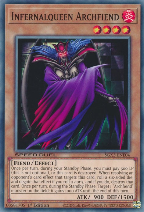 Infernalqueen Archfiend [SGX3-ENE04] Common | Exor Games Summserside