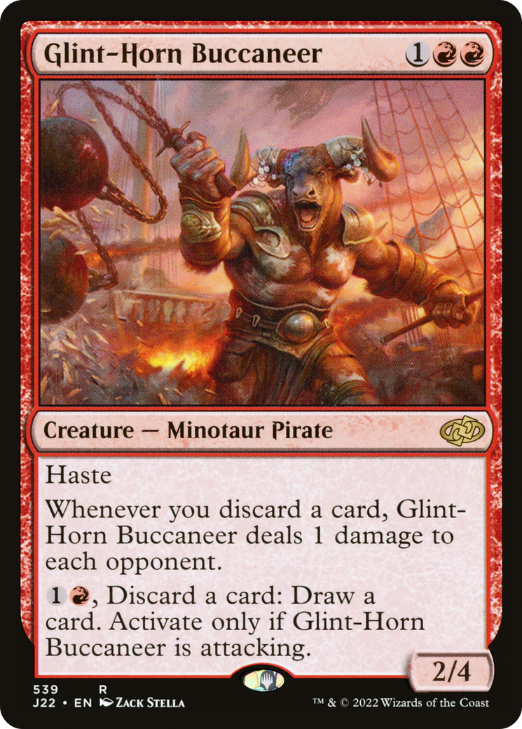 Glint-Horn Buccaneer [Jumpstart 2022] | Exor Games Summserside