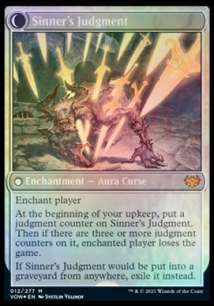 Faithbound Judge // Sinner's Judgment [Innistrad: Crimson Vow Prerelease Promos] | Exor Games Summserside