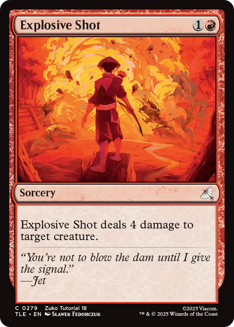 Explosive Shot (0279) [Avatar: The Last Airbender: Eternal-Legal] | Exor Games Summserside