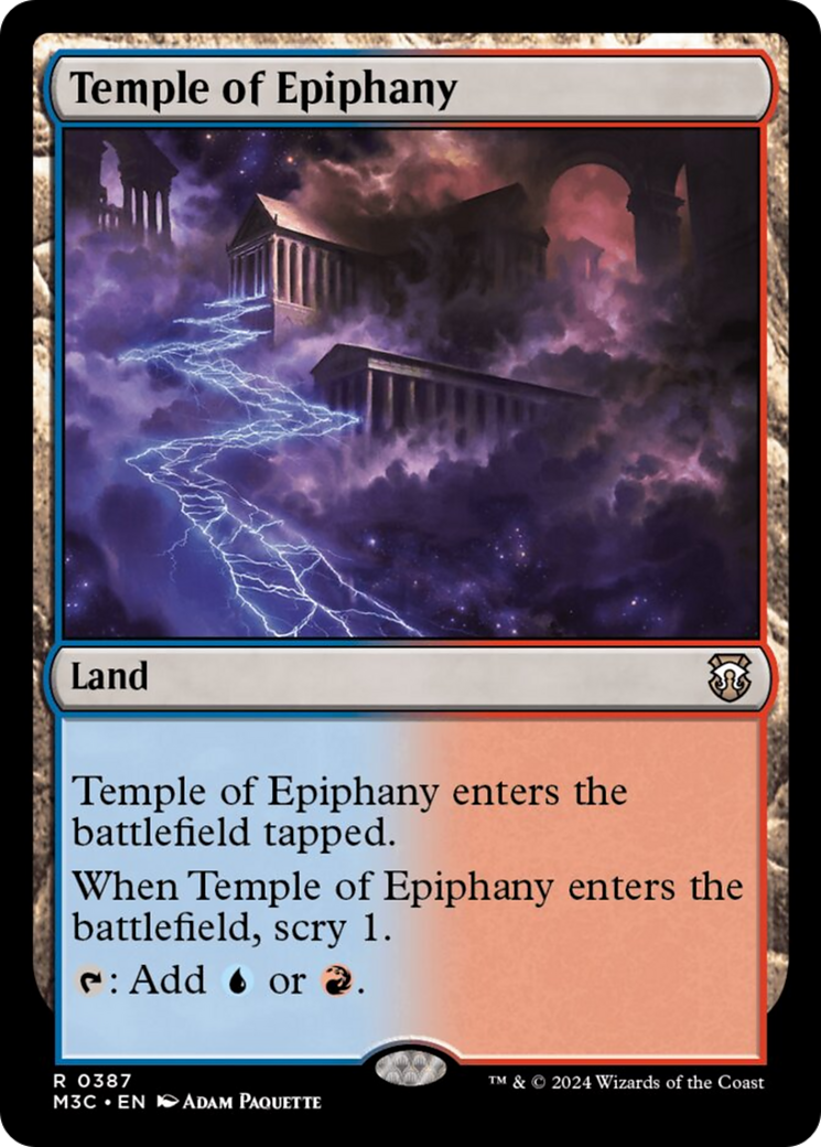 Temple of Epiphany [Modern Horizons 3 Commander] | Exor Games Summserside