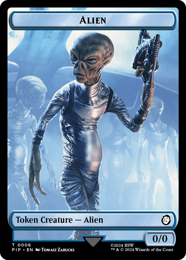 Treasure (0019) // Alien Double-Sided Token [Fallout Tokens] | Exor Games Summserside