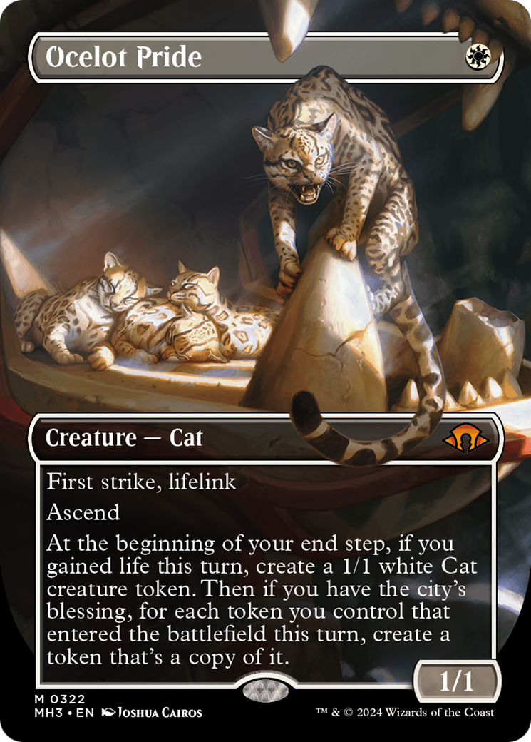 Ocelot Pride (Borderless) [Modern Horizons 3] | Exor Games Summserside