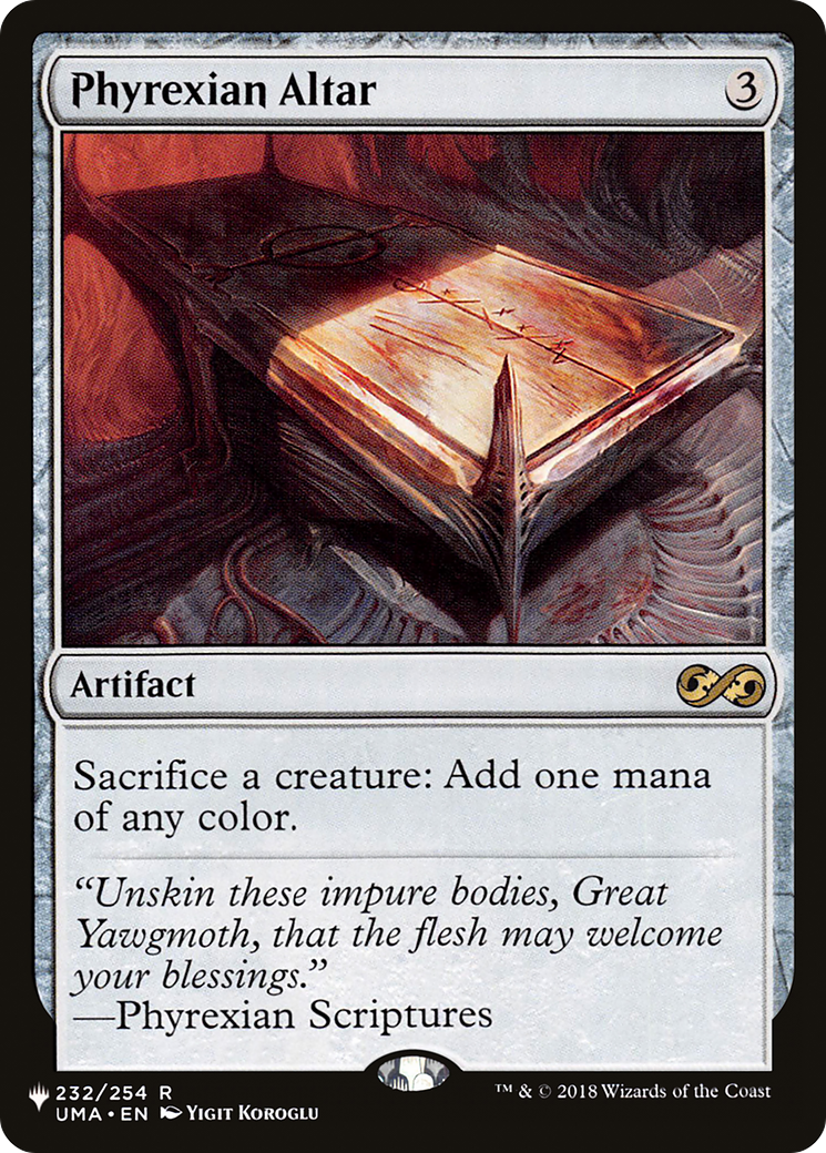 Phyrexian Altar [The List] | Exor Games Summserside