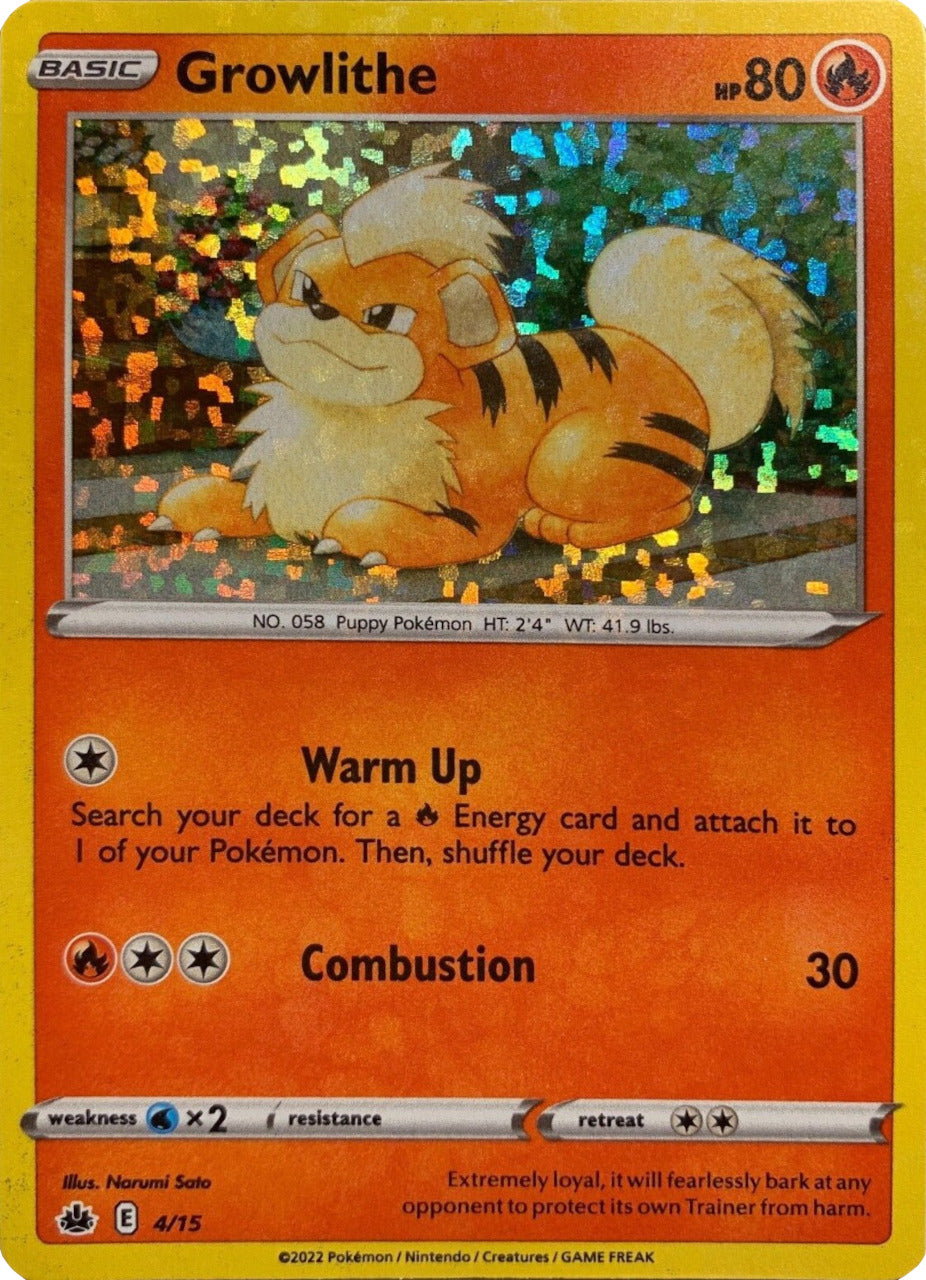 Growlithe (4/15) [McDonald's Promos: Match Battle] | Exor Games Summserside