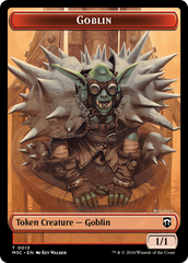 Tarmogoyf // Goblin Double-Sided Token [Modern Horizons 3 Commander Tokens] | Exor Games Summserside