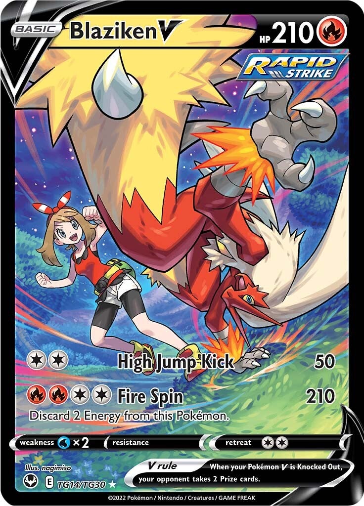 Blaziken V (TG14/TG30) [Sword & Shield: Silver Tempest] | Exor Games Summserside