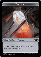 Treasure // Food (0010) Double-Sided Token [Wilds of Eldraine Tokens] | Exor Games Summserside