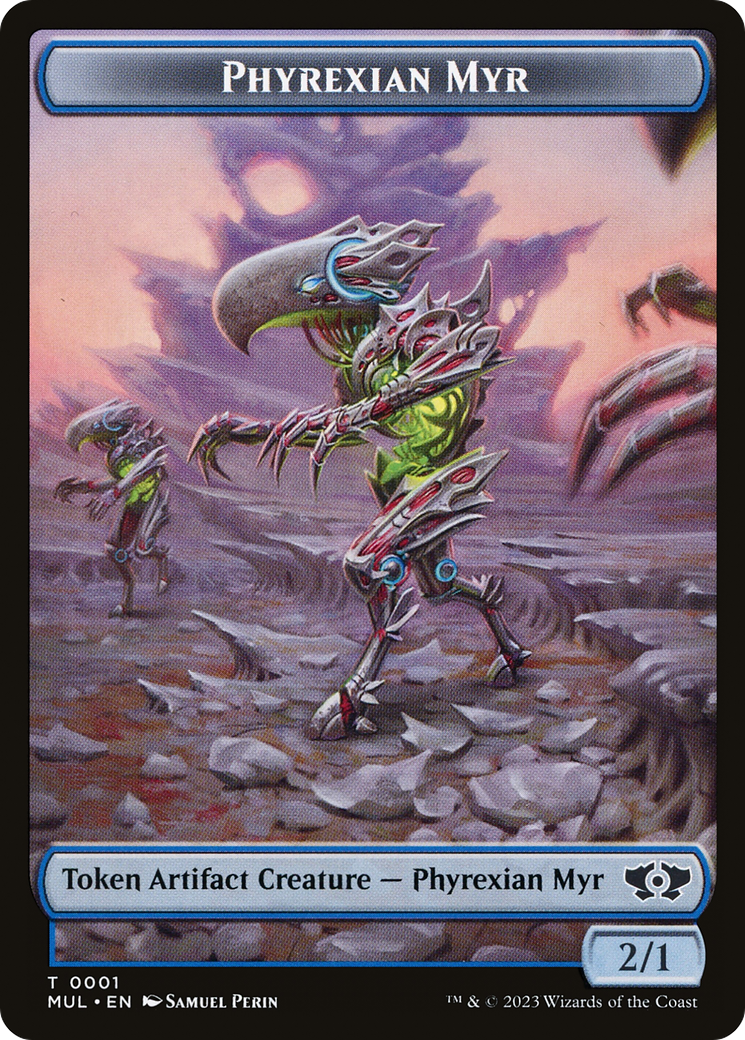 Phyrexian Myr // Phyrexian Hydra (11) Double-Sided Token [March of the Machine Tokens] | Exor Games Summserside