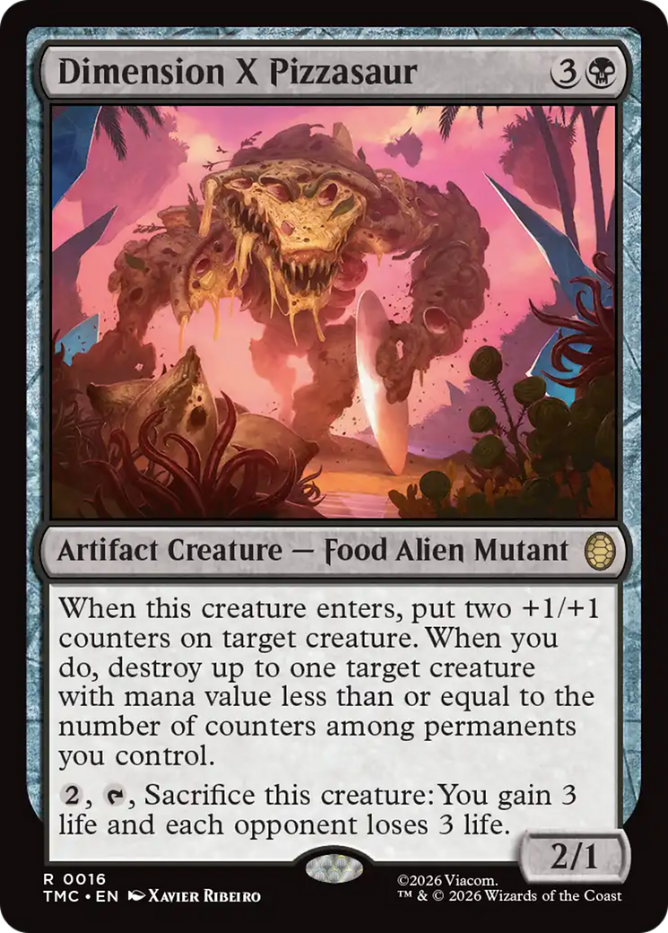 Dimension X Pizzasaur [Teenage Mutant Ninja Turtles Commander] | Exor Games Summserside