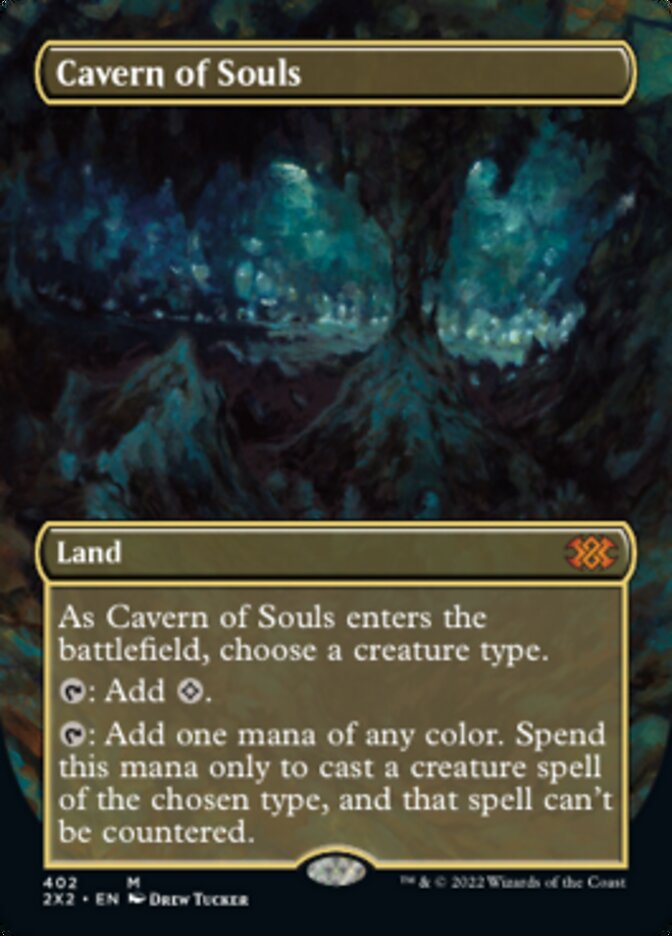 Cavern of Souls (Borderless Alternate Art) [Double Masters 2022] | Exor Games Summserside