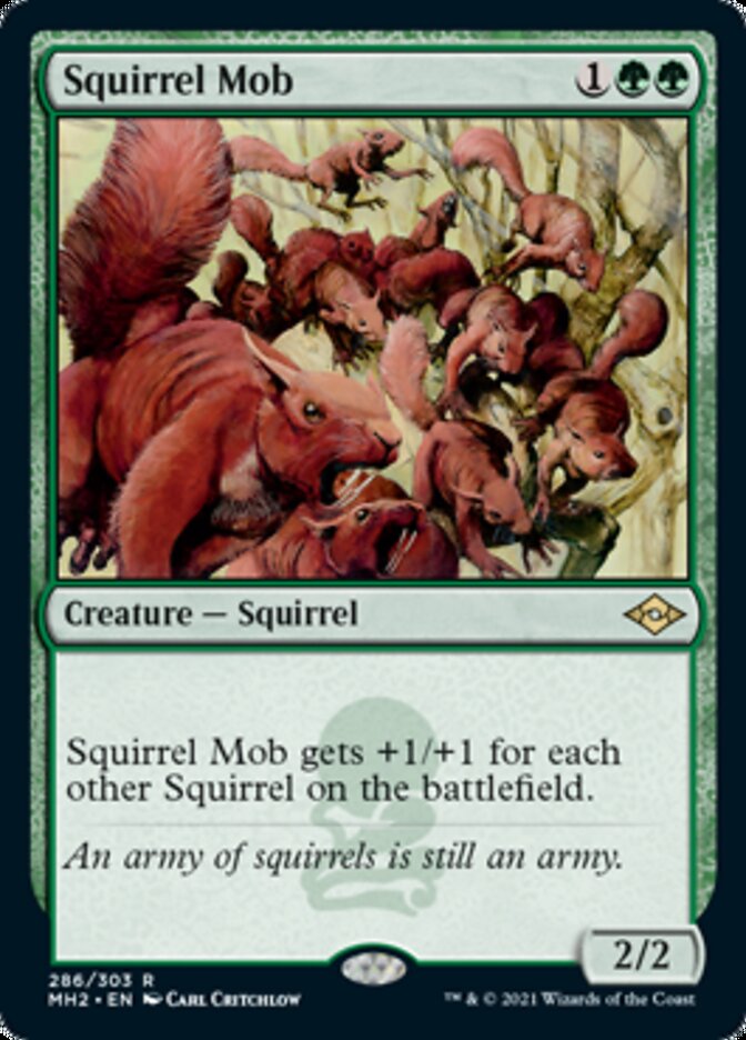 Squirrel Mob (Foil Etched) [Modern Horizons 2] | Exor Games Summserside