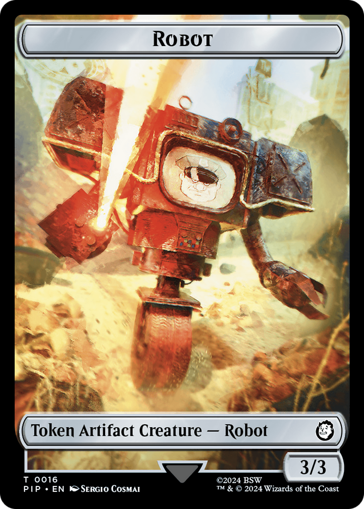 Energy Reserve // Robot Double-Sided Token [Fallout Tokens] | Exor Games Summserside