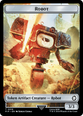 Radiation // Robot Double-Sided Token [Fallout Tokens] | Exor Games Summserside