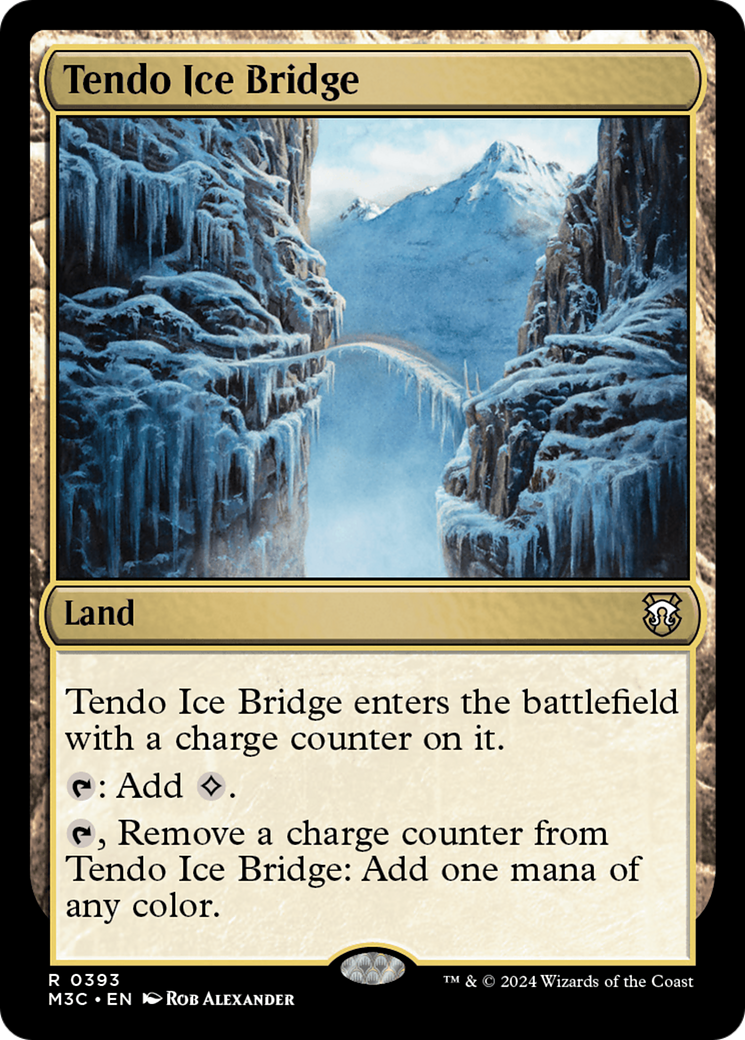 Tendo Ice Bridge (Ripple Foil) [Modern Horizons 3 Commander] | Exor Games Summserside