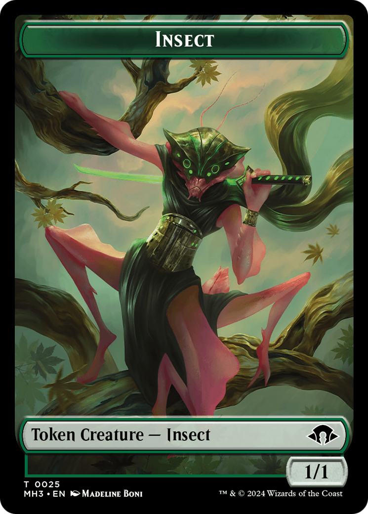 Insect Token (0025) [Modern Horizons 3 Tokens] | Exor Games Summserside