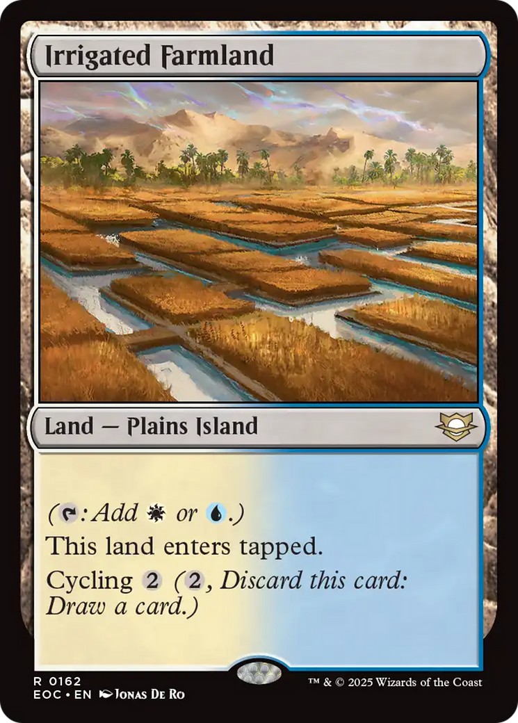 Irrigated Farmland [Edge of Eternities Commander] | Exor Games Summserside