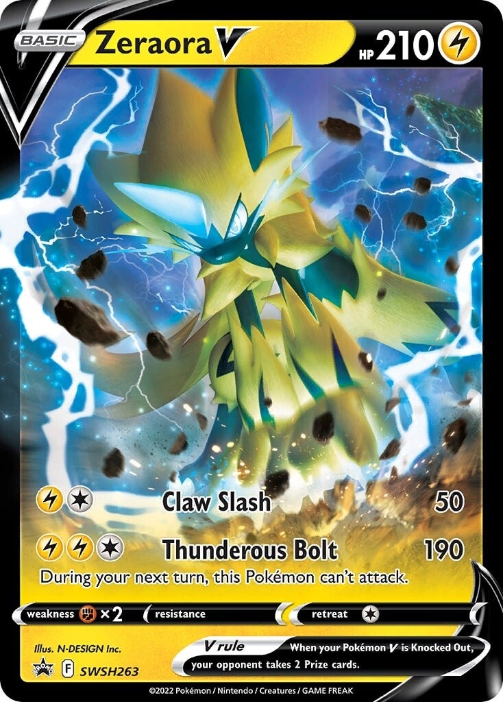 Zeraora V (SWSH263) [Sword & Shield: Black Star Promos] | Exor Games Summserside