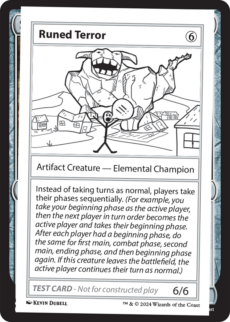 Runed Terror [Mystery Booster 2 Playtest Cards] | Exor Games Summserside