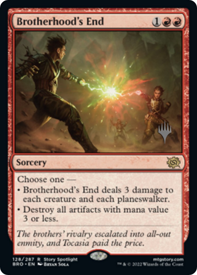 Brotherhood's End (Promo Pack) [The Brothers' War Promos] | Exor Games Summserside