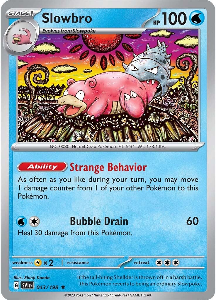 Slowbro (043/198) [Scarlet & Violet: Base Set] | Exor Games Summserside