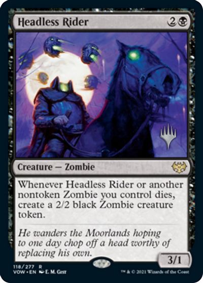 Headless Rider (Promo Pack) [Innistrad: Crimson Vow Promos] | Exor Games Summserside