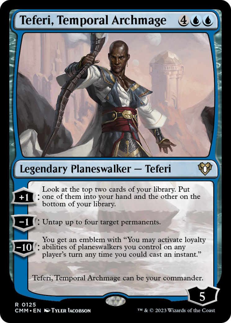 Teferi, Temporal Archmage [Commander Masters] | Exor Games Summserside