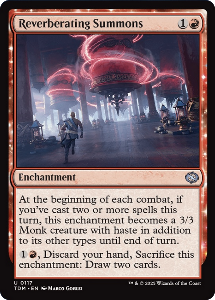 Reverberating Summons [Tarkir: Dragonstorm] | Exor Games Summserside