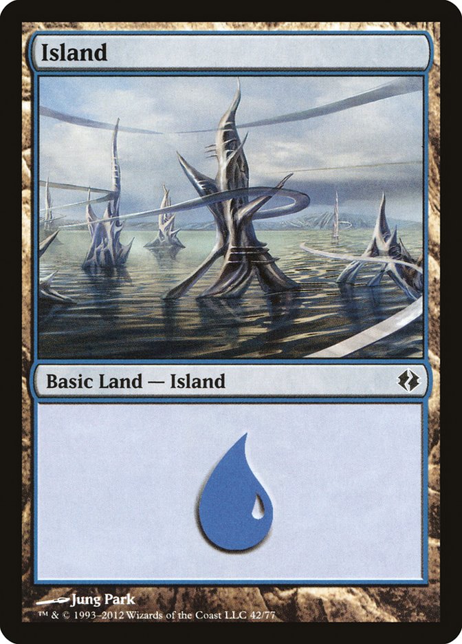 Island (42) [Duel Decks: Venser vs. Koth] | Exor Games Summserside