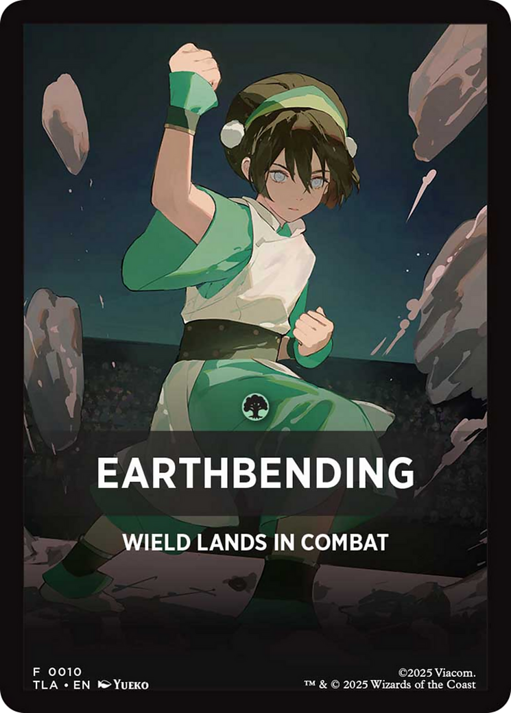 Earthbending Theme Card [Avatar: The Last Airbender] | Exor Games Summserside