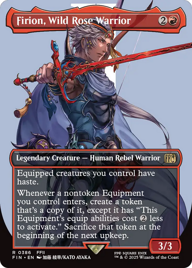 Firion, Wild Rose Warrior (Borderless) [FINAL FANTASY] | Exor Games Summserside