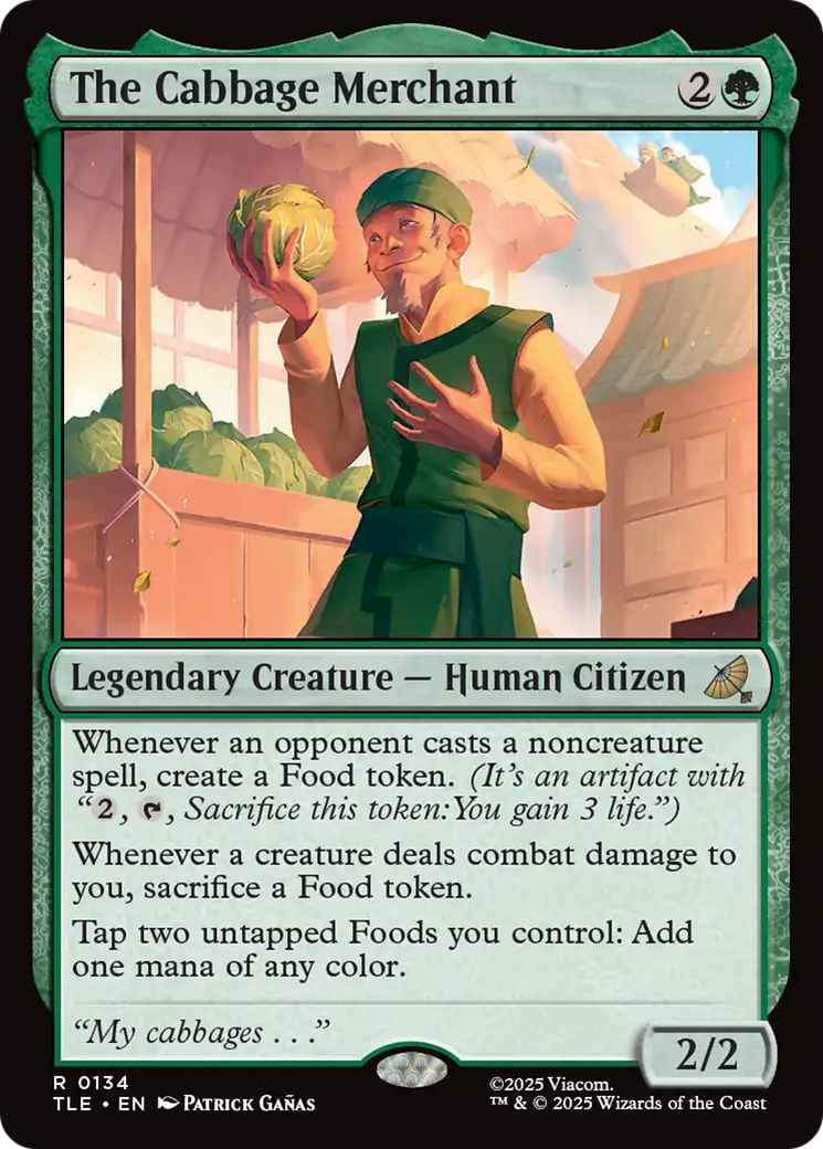 The Cabbage Merchant [Avatar: The Last Airbender: Eternal-Legal] | Exor Games Summserside
