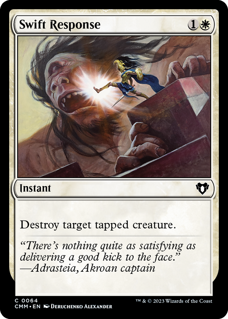 Swift Response [Commander Masters] | Exor Games Summserside