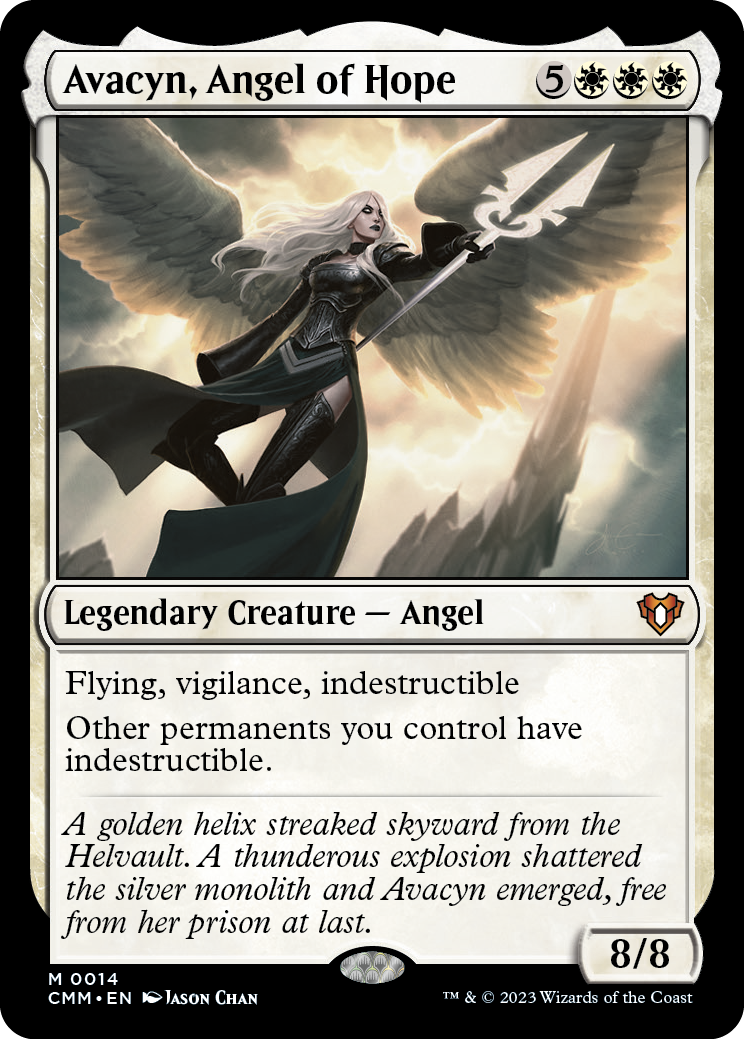 Avacyn, Angel of Hope [Commander Masters] | Exor Games Summserside