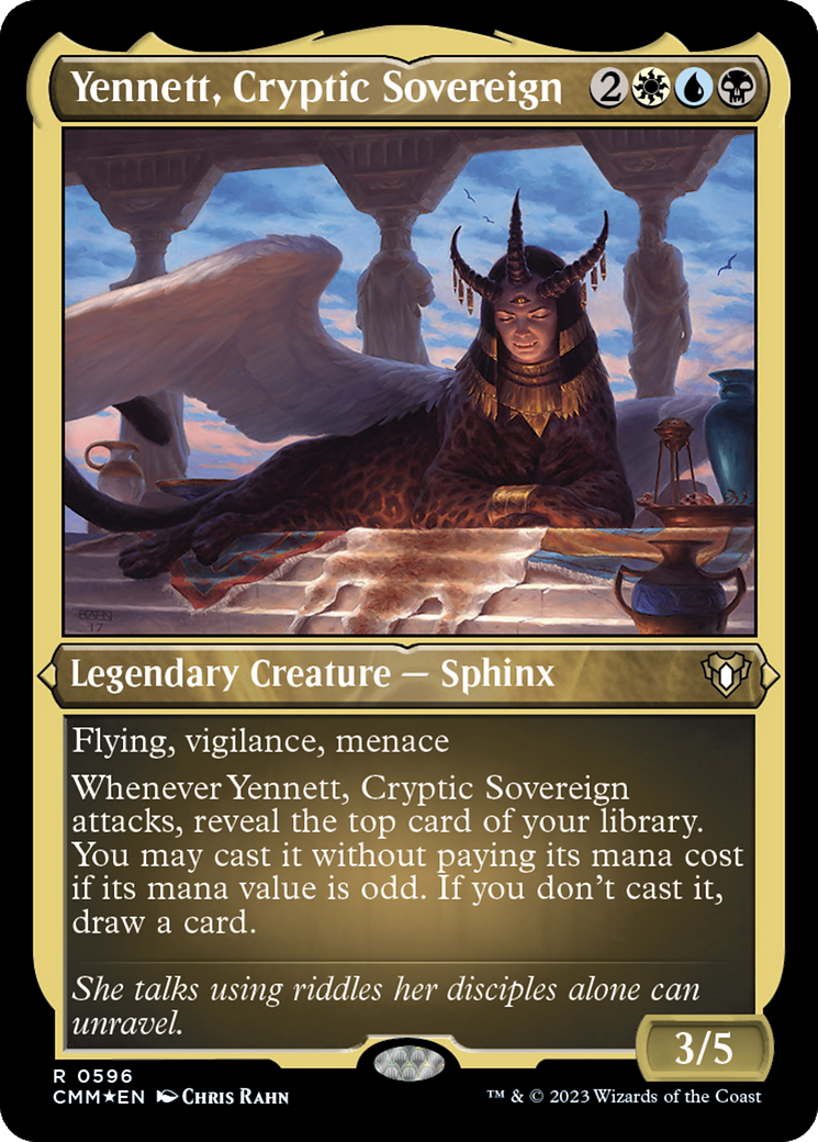 Yennett, Cryptic Sovereign (Foil Etched) [Commander Masters] | Exor Games Summserside