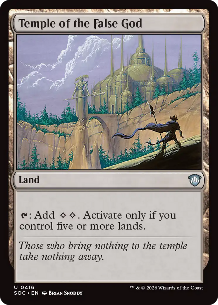 Temple of the False God [Secrets of Strixhaven Commander] | Exor Games Summserside