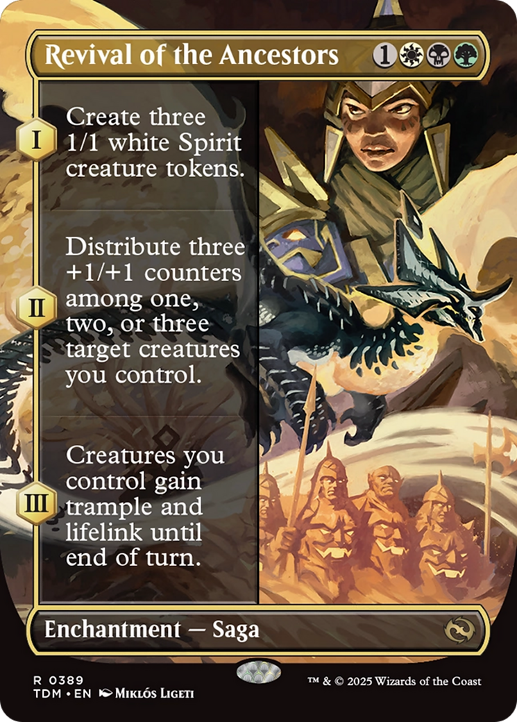 Revival of the Ancestors (Borderless) [Tarkir: Dragonstorm] | Exor Games Summserside