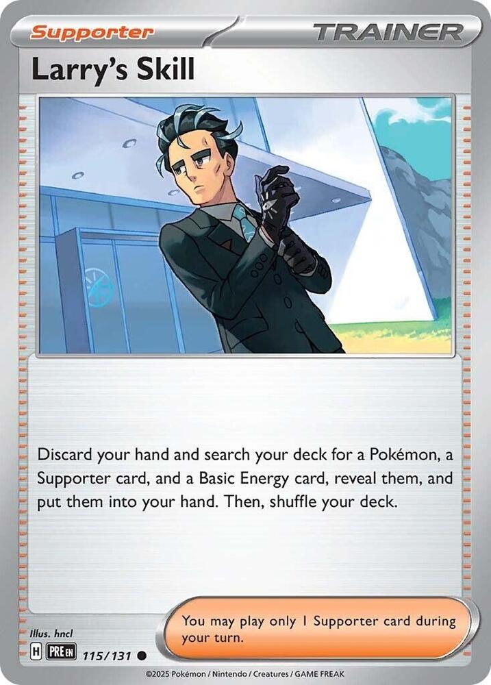 Larry's Skill (115/131) [Scarlet & Violet: Prismatic Evolutions] | Exor Games Summserside