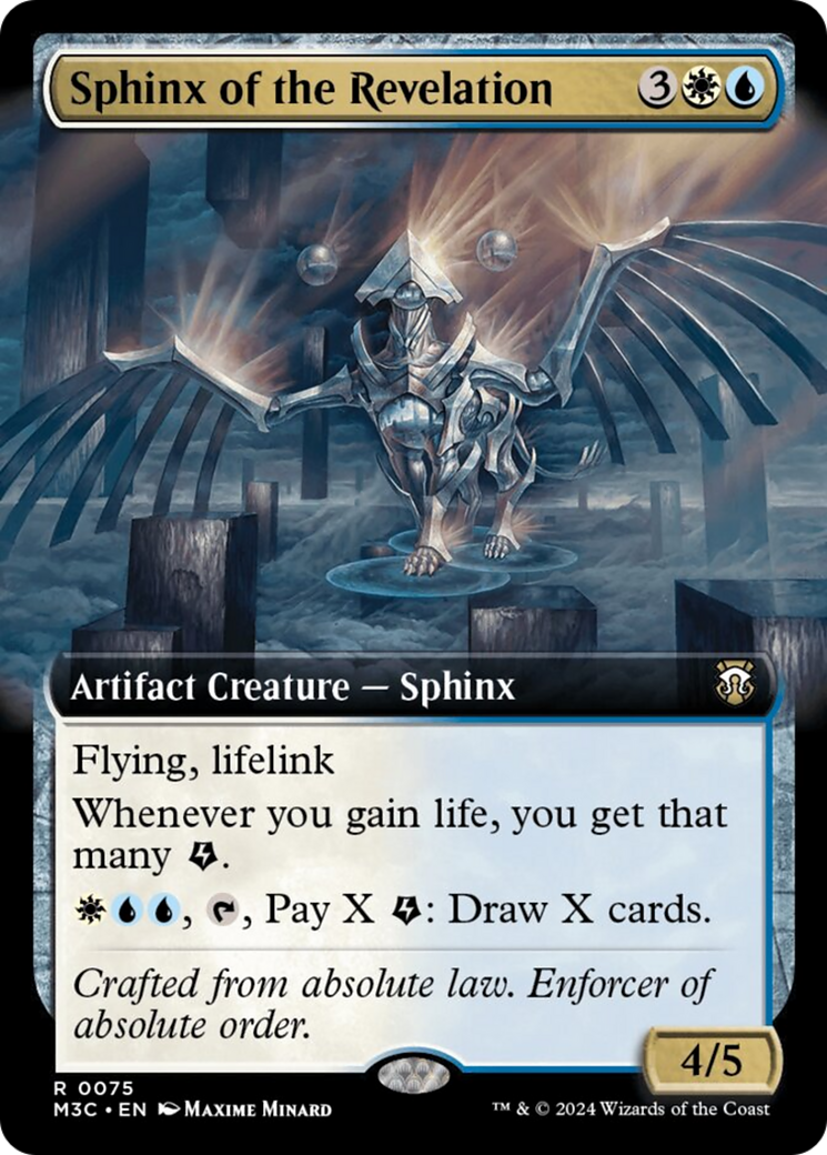 Sphinx of the Revelation (Extended Art) (Ripple Foil) [Modern Horizons 3 Commander] | Exor Games Summserside