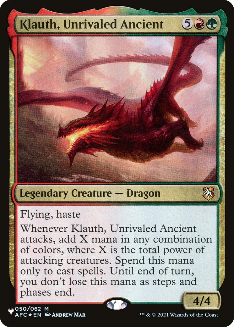 Klauth, Unrivaled Ancient [The List] | Exor Games Summserside